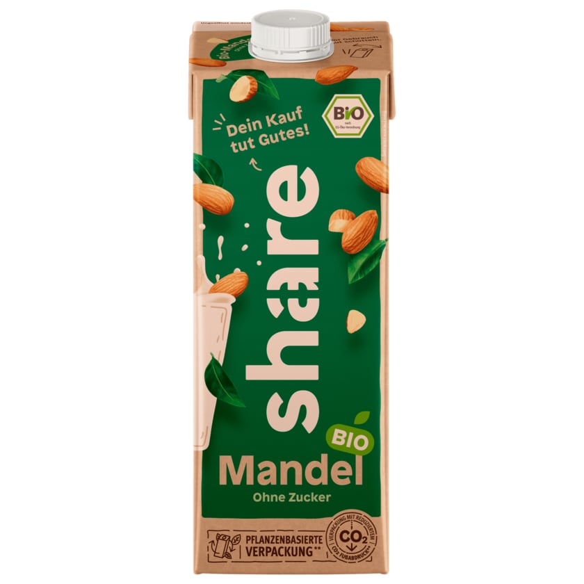 share Bio Mandel-Drink ungesüßt vegan 1l